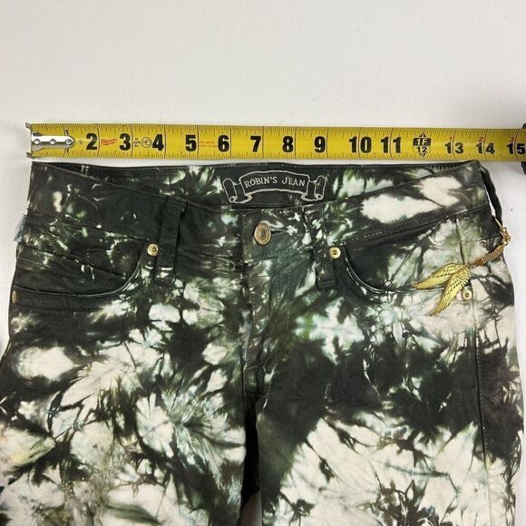 Women's ROBIN'S JEAN Skinny Floral Multicolor Jeans Style# SP8657PFD Size 25X29 - Picture 6 of 12